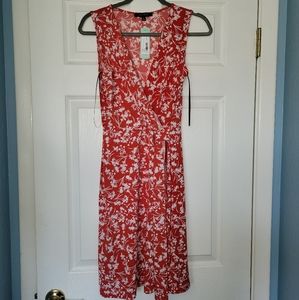 Hail3y:23 Red Floral Dress